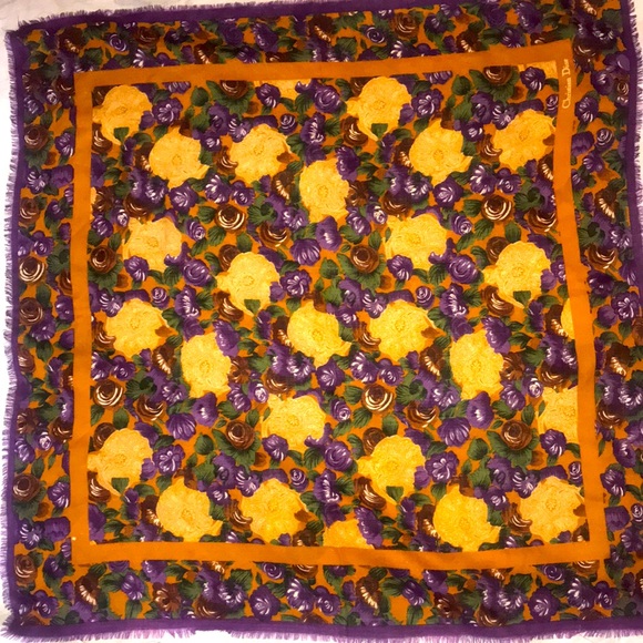 Christian Dior scarf 2feet 10 in 2 ft 9 in - Picture 1 of 4